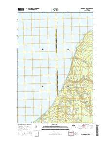 Rockhouse Point Michigan Historical topographic map, 1:24000 scale, 7.5 X 7.5 Minute, Year 2014