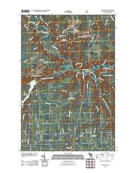 Rockland Michigan Historical topographic map, 1:24000 scale, 7.5 X 7.5 Minute, Year 2011