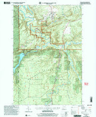 Rockland Michigan Historical topographic map, 1:24000 scale, 7.5 X 7.5 Minute, Year 1999