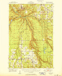 Rockland Michigan Historical topographic map, 1:62500 scale, 15 X 15 Minute, Year 1951