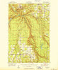 Rockland Michigan Historical topographic map, 1:62500 scale, 15 X 15 Minute, Year 1951