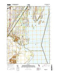 Rockwood Michigan Current topographic map, 1:24000 scale, 7.5 X 7.5 Minute, Year 2017