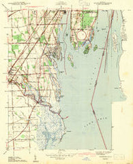 Rockwood Michigan Historical topographic map, 1:24000 scale, 7.5 X 7.5 Minute, Year 1942