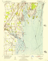 Rockwood Michigan Historical topographic map, 1:24000 scale, 7.5 X 7.5 Minute, Year 1952