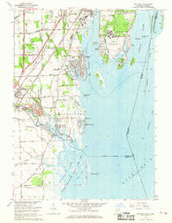 Rockwood Michigan Historical topographic map, 1:24000 scale, 7.5 X 7.5 Minute, Year 1967