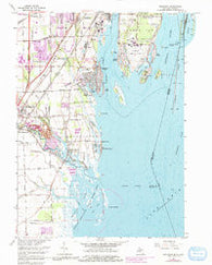 Rockwood Michigan Historical topographic map, 1:24000 scale, 7.5 X 7.5 Minute, Year 1967
