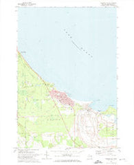 Rogers City Michigan Historical topographic map, 1:24000 scale, 7.5 X 7.5 Minute, Year 1971