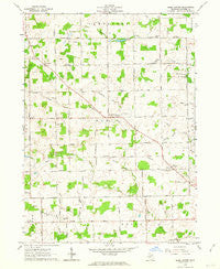 Rome Center Michigan Historical topographic map, 1:24000 scale, 7.5 X 7.5 Minute, Year 1962