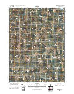 Rome Center Michigan Historical topographic map, 1:24000 scale, 7.5 X 7.5 Minute, Year 2011