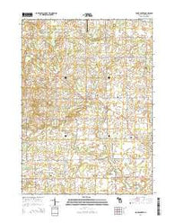 Rome Center Michigan Historical topographic map, 1:24000 scale, 7.5 X 7.5 Minute, Year 2014