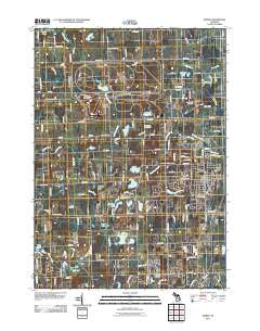 Romeo Michigan Historical topographic map, 1:24000 scale, 7.5 X 7.5 Minute, Year 2011