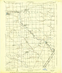 Romulus Michigan Historical topographic map, 1:62500 scale, 15 X 15 Minute, Year 1906