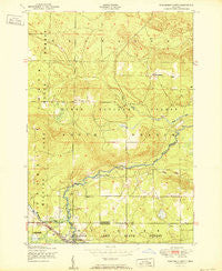Roscommon North Michigan Historical topographic map, 1:24000 scale, 7.5 X 7.5 Minute, Year 1951