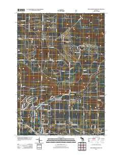 Roscommon North Michigan Historical topographic map, 1:24000 scale, 7.5 X 7.5 Minute, Year 2012