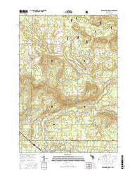 Roscommon North Michigan Current topographic map, 1:24000 scale, 7.5 X 7.5 Minute, Year 2017