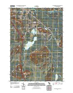 Roscommon South Michigan Historical topographic map, 1:24000 scale, 7.5 X 7.5 Minute, Year 2011