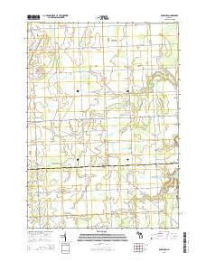 Roseburg Michigan Historical topographic map, 1:24000 scale, 7.5 X 7.5 Minute, Year 2014