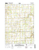 Roseburg Michigan Current topographic map, 1:24000 scale, 7.5 X 7.5 Minute, Year 2016