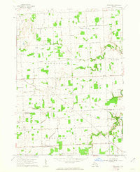 Roseburg Michigan Historical topographic map, 1:24000 scale, 7.5 X 7.5 Minute, Year 1961