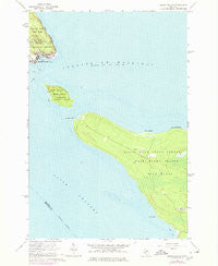 Round Island Michigan Historical topographic map, 1:24000 scale, 7.5 X 7.5 Minute, Year 1964