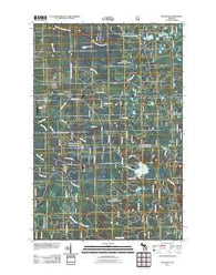 Rousseau Michigan Historical topographic map, 1:24000 scale, 7.5 X 7.5 Minute, Year 2011