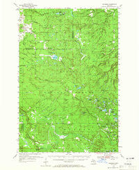 Rousseau Michigan Historical topographic map, 1:62500 scale, 15 X 15 Minute, Year 1954