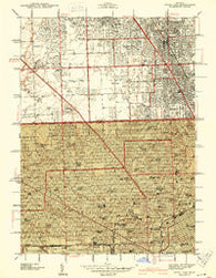 Royal Oak Michigan Historical topographic map, 1:24000 scale, 7.5 X 7.5 Minute, Year 1941