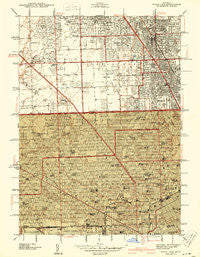 Royal Oak Michigan Historical topographic map, 1:24000 scale, 7.5 X 7.5 Minute, Year 1941