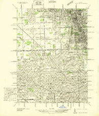Royal Oak Michigan Historical topographic map, 1:31680 scale, 7.5 X 7.5 Minute, Year 1936