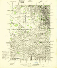 Royal Oak Michigan Historical topographic map, 1:31680 scale, 7.5 X 7.5 Minute, Year 1936