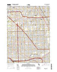 Royal Oak Michigan Historical topographic map, 1:24000 scale, 7.5 X 7.5 Minute, Year 2014