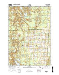 Royston Michigan Current topographic map, 1:24000 scale, 7.5 X 7.5 Minute, Year 2016