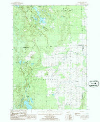 Royston Michigan Historical topographic map, 1:24000 scale, 7.5 X 7.5 Minute, Year 1986