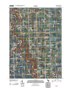 Ruby Michigan Historical topographic map, 1:24000 scale, 7.5 X 7.5 Minute, Year 2011