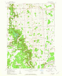 Ruby Michigan Historical topographic map, 1:24000 scale, 7.5 X 7.5 Minute, Year 1961