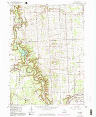 Ruby Michigan Historical topographic map, 1:24000 scale, 7.5 X 7.5 Minute, Year 1961