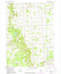 Ruby Michigan Historical topographic map, 1:24000 scale, 7.5 X 7.5 Minute, Year 1961