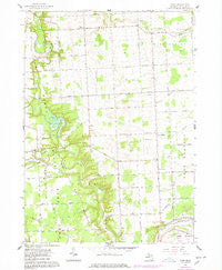 Ruby Michigan Historical topographic map, 1:24000 scale, 7.5 X 7.5 Minute, Year 1961