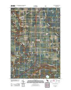 Rudyard Michigan Historical topographic map, 1:24000 scale, 7.5 X 7.5 Minute, Year 2011