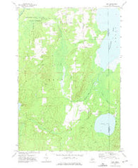 Rust Michigan Historical topographic map, 1:24000 scale, 7.5 X 7.5 Minute, Year 1972