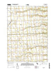 Ruth Michigan Historical topographic map, 1:24000 scale, 7.5 X 7.5 Minute, Year 2014