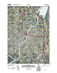 Saginaw Michigan Historical topographic map, 1:24000 scale, 7.5 X 7.5 Minute, Year 2011