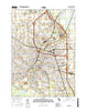 Saginaw Michigan Current topographic map, 1:24000 scale, 7.5 X 7.5 Minute, Year 2017