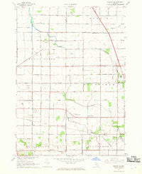 Saginaw NE Michigan Historical topographic map, 1:24000 scale, 7.5 X 7.5 Minute, Year 1967
