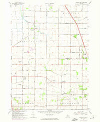 Saginaw NE Michigan Historical topographic map, 1:24000 scale, 7.5 X 7.5 Minute, Year 1967