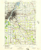 Saginaw Michigan Historical topographic map, 1:62500 scale, 15 X 15 Minute, Year 1941