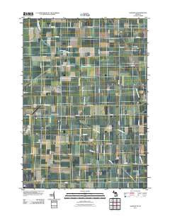 Saginaw NE Michigan Historical topographic map, 1:24000 scale, 7.5 X 7.5 Minute, Year 2011