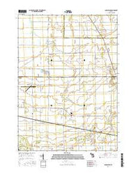 Saginaw NE Michigan Current topographic map, 1:24000 scale, 7.5 X 7.5 Minute, Year 2017