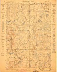 Sagola Michigan Historical topographic map, 1:62500 scale, 15 X 15 Minute, Year 1899