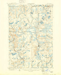 Sagola Michigan Historical topographic map, 1:62500 scale, 15 X 15 Minute, Year 1899